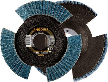 Rhodius 211307 Lamelový disk RHODIUS VSION PRO 115 x 22,23 mm K60 INOX zahnutý Priemer 115 mm   5 ks