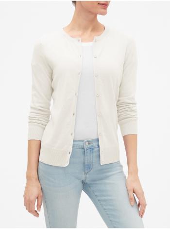 Sveter crewneck cardigan Biela