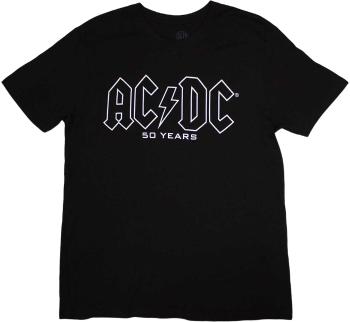 AC/DC Tričko Logo History Black L