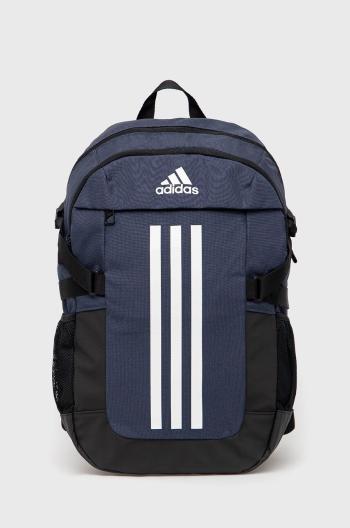 Ruksak adidas tmavomodrá farba, veľký, s potlačou