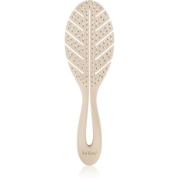 So Eco Biodegradable Detangling Leaf Brush kompostovateľná kefa na mokré vlasy 1 ks