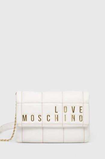 Kabelka Love Moschino biela farba