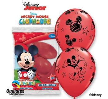 Balóniky Mickey 30 cm - 6 ks - GoDan