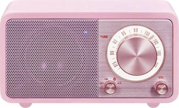 Sangean WR-7 Genuine Mini stolný rádio FM Bluetooth  možné znovu nabíjať ružová