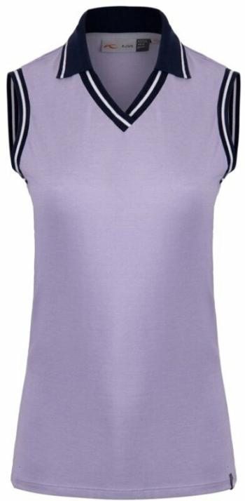 Kjus Womens Bailey V Neck Polo Wisteria 38