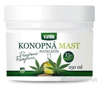 VIRDE KONOPNÁ MASŤ na suchú pokožku 250ml