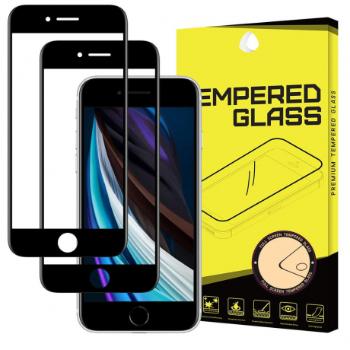 MG Full Glue Super Tough 2x ochranné sklo na iPhone 7/8/SE 2020/6/6s, čierne