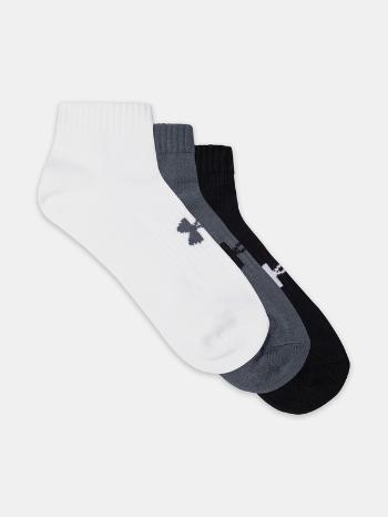 Under Armour UA Core Low Cut Ponožky 3 páry Biela