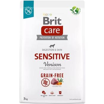 Brit Care Dog Grain-free so zverinou Sensitive 3 kg (8595602559145)