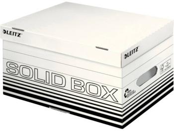 Leitz archivačný box 6117-00-01 265 mm x 195 mm x 370 mm karton biela, čierna 10 ks