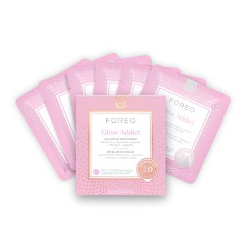 Foreo Rozjasňujúca maska na tvár s aktiváciou pre matnú pleť UFO™ Glow Addict (Brightening Mask) 6 x 6 g