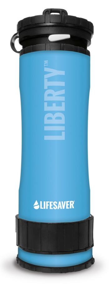 Lifesaver filtračná fľaša na vodu liberty 400 ml modrá