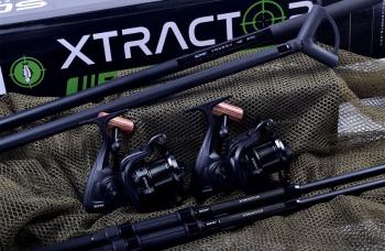 Sonik prút s navijakom xtractor 2 rod carp kit 3 m 3,25 lb