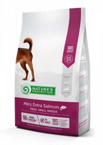 Natures Protection dog adult mini extra salmon - krmivo pre psy 7,5kg