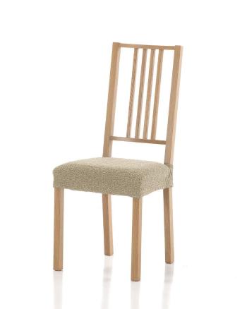 Poťah elastický na sedák stoličky, Petra komplet 2 ks, béžový