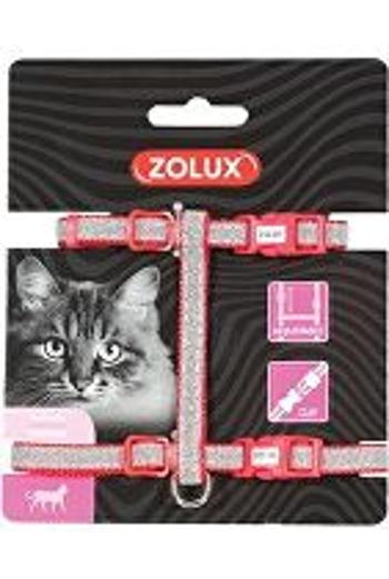 Postroj pre mačky SHINY nylon červený Zolux