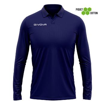 POLO COTONE PIQUET WINTER BLU Tg. XL