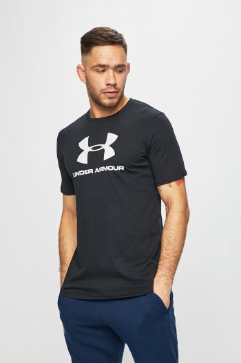 Tričko Under Armour 1329590 čierna farba, s potlačou