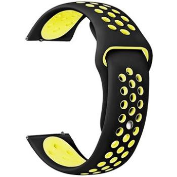 Eternico Sporty Universal Quick Release 20 mm Vibrant Yellow and Black (AET-U20SP-YeBl)