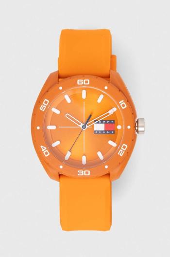 Hodinky Tommy Hilfiger pánske, oranžová farba, 1792066