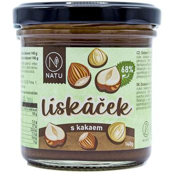 NATU Lískáček s kakaom orechová nátierka 140 g