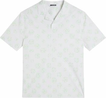 J.Lindeberg Resort Regular Fit Shirt Print White Sphere Dot 2XL