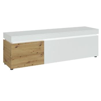 Sconto TV komoda LUCI dub artisan/alpská biela, šírka 181 cm