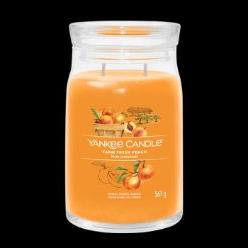 YANKEE CANDLE vonná sviečka Farm Fresh Peach 567 g