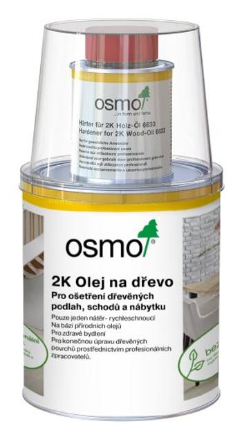 OSMO - 2K Olej na drevo 6164 - tabak transparentný 0,375 l