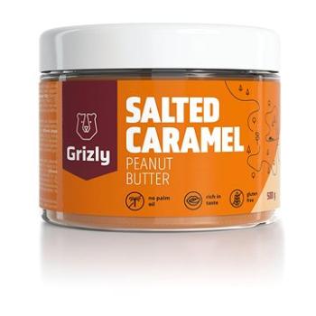 GRIZLY Arašidový krém slaný karamel 500 g (8595678413983)