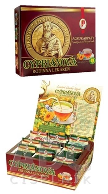 Agrokarpaty kazeta CYPRIÁN RODINNÁ LEKÁREŇ bylinný čaj vrecúška 90 x 1.5 g