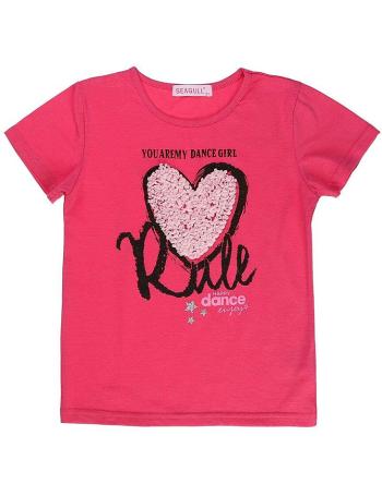 Dievčenské tričko ružové vel. 164