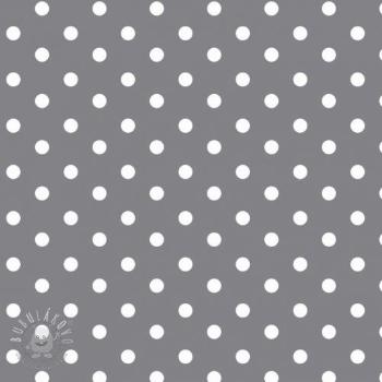 Bavlnená látka Dots grey