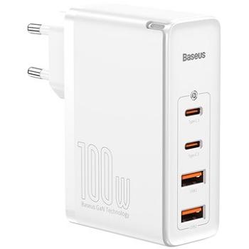 Baseus GaN2 Pro Quick Charger 2× USB + 2× USB-C 100 W  White (CCGAN2P-L02)