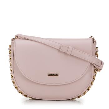 Dámska crossbody kabelka Wittchen z ekokože zdobená retiazkou 98-4Y-515-P