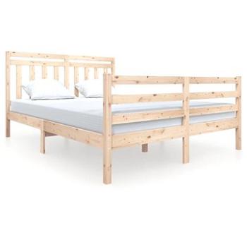 Rám postele masívne drevo 150 × 200 cm King Size, 3100659