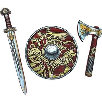 Liontouch Vikingský set – Meč, štít a sekera (5707307500077)