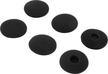 Renkforce  na ušiach náhradné náušníky na slúchadlá 1 ks 46 mm čierna