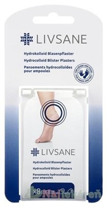 LIVSANE Hydrokoloidné náplasti na pľuzgiere 2 veľkosti (35x54 mm, 17x59 mm) 8 ks