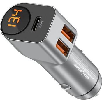 AlzaPower Car Charger P530 USB + USB-C Power Delivery sivá (APW-CC3PD01MD)
