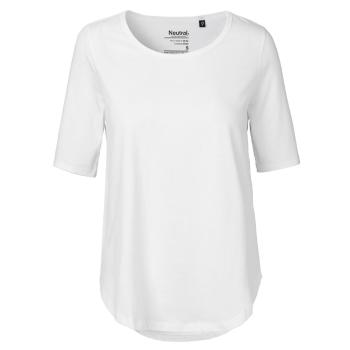 Neutral Dámske tričko s polovičným rukávom z organickej Fairtrade bavlny - Biela | XXL