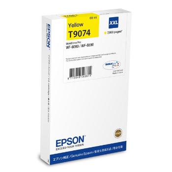 EPSON T9074 (C13T907440) - originálna cartridge, žltá, 69ml