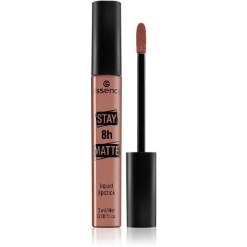 Essence Stay 8h Matte dlhotrvajúci tekutý rúž odtieň 02 Duck Face 3 ml