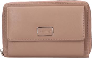 Lagen Dámska kožená crossbody kabelka BLC/5425 TAUPE