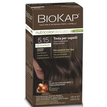 BIOKAP Delicato Rapid Farba na vlasy – 5.15 Popolavo-gaštanová 135 ml (8030243025654)