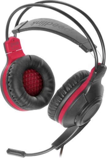 SpeedLink CELSOR herný headset jack 3,5 mm káblový cez uši čierna/červená stereo