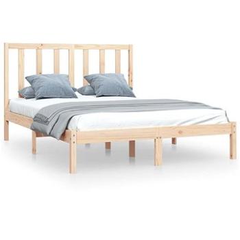 Rám postele masívna borovica 140 × 200 cm, 3105160