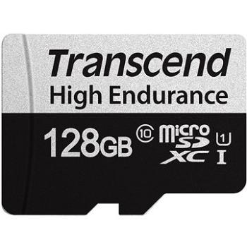 Transcend microSDXC 128 GB 350V + SD adaptér (TS128GUSD350V)