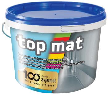 TOP MAT - Bezfarebný matný náter na sokel 5 l transparentná
