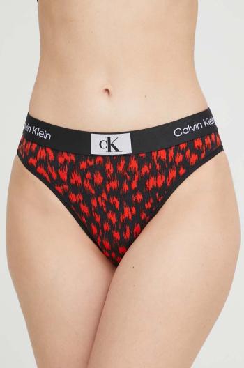 Nohavičky Calvin Klein Underwear červená farba